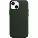 Etui Apple Leather Case with MagSafe do iPhone 13 mini Zielony
