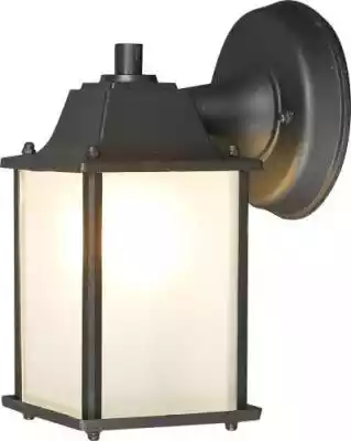 Rodzaj: Lampa zewnętrzna / Ścienna / NatynkowaTyp źródła światła: E27Maksymalna moc: 60 WŹródła światła: WymienneZawiera źródło światła: NieIlość punktów świetlnych: 1IP: IP23 Wysokość: 23 cmOdstawalność od ściany: 15.5 cm Materiał wiodący: Aluminium lakierowaneKolor wiodący: CzarnyCzęstot