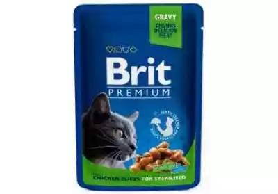 Brit Premium Cat Sasz. Kurczak Sterilise Podobne : BRIT PATÉ & MEAT z królikiem - mokra karma dla psa - 800g - 89416