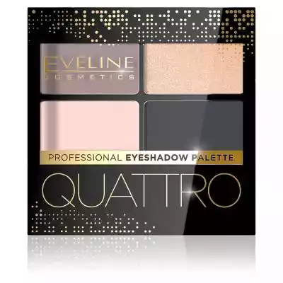 Eveline Cosmetics Quattro 02 paletka cie Podobne : Eveline Cosmetics Eye Max Precision Black kredka - 1201438