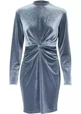 Sukienka aksamitna Podobne : Sukienka z efektem założenia kopertowego - 443649