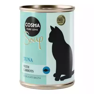 Pakiet Cosma Soup, 12 x 100 g - Tuńczyk  Koty / Karma mokra dla kota / Cosma / Cosma Soup