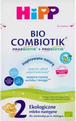 Hipp 2 Bio Combiotik Ekologiczne Mleko P Podobne : HiPP BIO Przysmak na Dobranoc Kaszka manna z mlekiem po 4. miesiącu 190 g - 844879