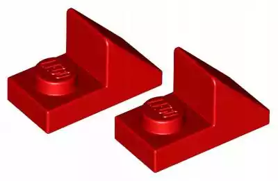 Lego Skos 1x2 Czerwony/Red (92946/605301 Podobne : Lego 92946 Skos 1x2 czarny Nowy (3g) 6 szt. - 3053163
