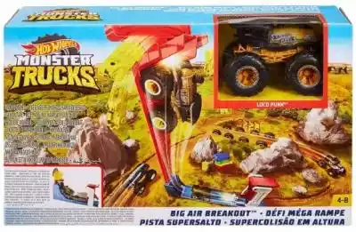 Hot Wheels Monster Trucks rampa+ samocho Podobne : Hot Wheels Zestaw City Dinozaur GBF93 - 844430
