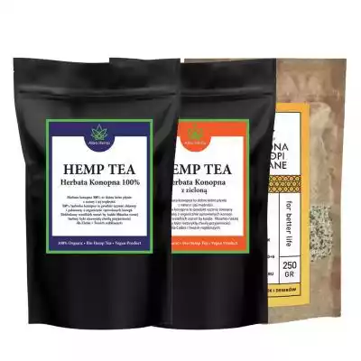 Zestaw herbata konopna 100% 100g + MIX h Podobne : Herbata Konopna z kwiatów konopi 20x1,2g torebek BioBloom - 1536