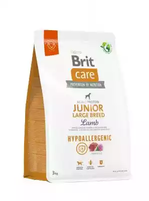 BRIT Care Hypoallergenic Junior Large Br Podobne : BRIT Care Junior Large Breed Lamb & Rice - sucha karma z jagnięciną i ryżem dla szczeniąt dużych ras - 3 kg - 90779