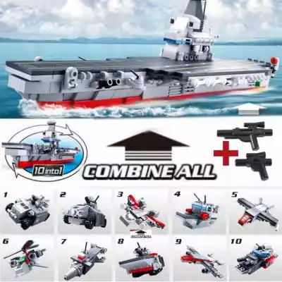 Klocki Wojsko Okręt Statek Lotniskowiec  Allegro/Dziecko/Zabawki/Klocki/LEGO/Pozostałe