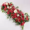 Yyqx 50/100cm Ślub Kwiatowa aranżacja ścienna Dostawy Jedwabna piwonia Sztuczny wystrój rzędu kwiatów A1 L