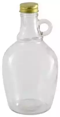 Butelka z zakrętką,  wykonana ze szkła,  o pojemności 1 l. Do przechowywania wody,  nalewek,  soków lub napojów.