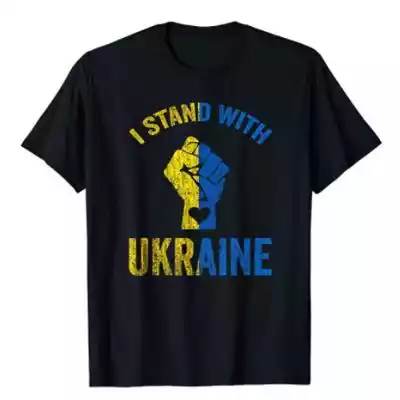 Mssugar I Stand With Ukraine Koszulka z  Ubrania i akcesoria > Ubrania > Podkoszulki i topy