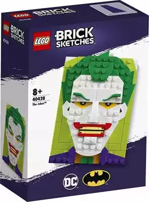 Lego Brick Sketches 40428 Joker Podobne : Madelana Brick Red sukienka z falbanami (czerwony) - 127515