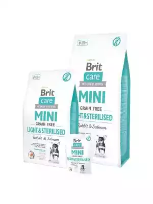 Brit Care Mini Light Sterilised - sucha  Podobne : Brit Care Mini Grain Free Adult, jagnięcina - 2 x 7 kg - 340696