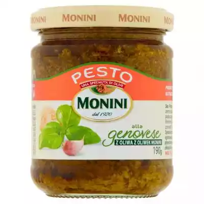 Monini - Sos Pesto z bazylią Podobne : Monini - Pesto rucola z oliwą z oliwek - 242079