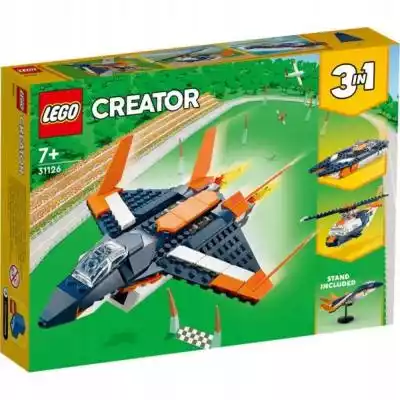ND17_LG-31126 Lego 31126 Creator Odrzuto Podobne : Klocki Creator 31126 Odrzutowiec naddźwiękowy 3 - 3019283