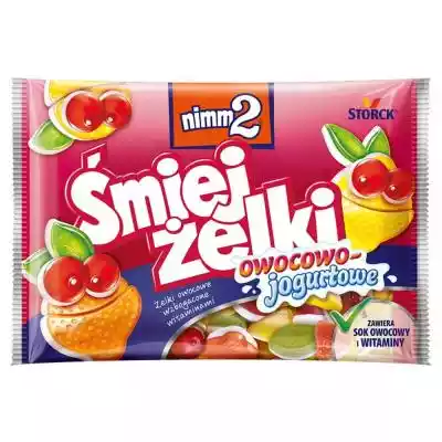 nimm2 Śmiejżelki owocowo-jogurtowe Żelki Artykuły spożywcze > Słodycze > Cukierki